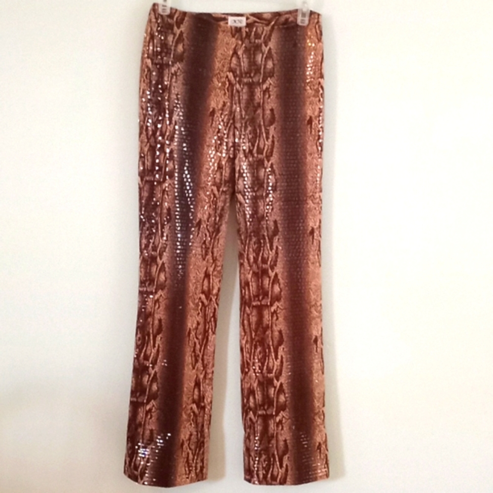 Cachet Skin Snake Print Pants
